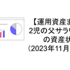 【運用資産まとめ】2児の父サラリーマンの資産状況（2023年11月末時点）