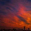 2025年10月14日　オレンジに染まる