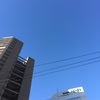 空の色が綺麗だ