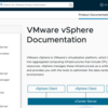 vSphere 7 Manual (ESXi7.0 / vSphere 7.0 Documentation) and Release Notes