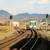 高徳線造田駅で列車を撮影