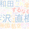 　Twitterキーワード[#半沢直樹]　08/09_23:00から60分のつぶやき雲