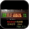 日本信号24dot 3色LED(明朝体)の発車標