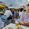 伊達武者山車とビールと焼き鳥