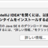 IntelliJ IDEAが動いた