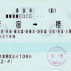 本日の使用切符：JR東日本 首都圏提携販売センター法人発行 新宿➡︎椿 乗車券【途中下車印収集】