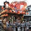 益子祇園祭を見物