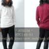 PICK UP / " STRUM " / STC140-01 / 30/Natural soft jersey crew neck long sleeve T