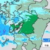 明日早朝に大雨