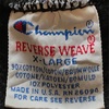 761 PART4 Champion reverse weave BLACK PLAIN 90's 