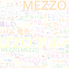 　Twitterキーワード[MEZZO]　07/07_15:05から60分のつぶやき雲