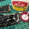 GunShip製作記31左の翼の上下を接着。