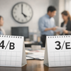 社内カレンダーの「4/B」「3/E」って何？月初・月末の英語略と書き方の簡潔ガイド