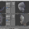 HoloLens特化のホロ恋子モデルを作成する その１３（顔の調整とローポリゴン化）