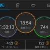 ９０分➗５分/km=１８km