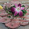 「vege BeeF "牛タンのカルパッチョ(人気NO.1)＆牛肉のタリアータ(人気NO.3)"」東新宿