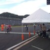 自転車チームで耐久レースに参加した。