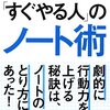 【読書メモ】「すぐやる人」のノート術を読んで成長体質を身に着けよう