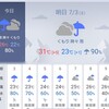 梅雨らしい天気☔