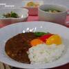 時短♪卵黄カレー＆水菜とツナの和風サラダ♪