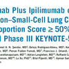 【KEYNOTE598】残念！PD-L1高発現の未治療非小細胞肺がんに対しぺムブロリズマブにイピリムマブの上乗せ効果なし