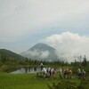 羅臼湖は今日も暑かった