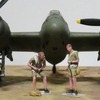 1/72  ハセガワ  BEAUFIGTHER Mk.21  RAAF  （６）フィギュアもとり完で合体編