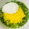 レシピ045　ブロッコリーと卵黄ヨーグルトのミモザサラダ風