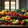 野菜と果物2　 無料 フリー写真・フリー画像（AI画像生成）