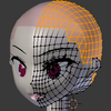 Blender備忘録15頁目「頭部のモデリング7」 