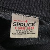 807 VINTAGE mayo spruce 60's BLACK PLAIN SWEAT