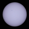「太陽(白色光)」の撮影　2023年7月7日(機材：ミニボーグ45EDⅡ、E-PL8、ポラリエ)