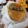 スープしみしみバージョンにチャレンジ！：Portillo'sのイタリアンビーフサンドイッチ