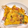 お疲れ休みの一日。残り物パスタのリメークと作っておいたごはん。