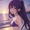 【Stable Diffusion】AnyLoraCleanLinearMix_ClearVAE and LoRA to generate a swimsuit image of Oshi no Ko, Ai Hoshino.