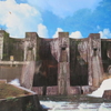 豊稔池のマルチプルアーチダム