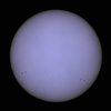 「太陽(白色光)」の撮影　2022年9月22日(機材：ミニボーグ50FL、E-PL6、ポラリエ)