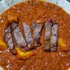牛ステーキのスパイスカレー