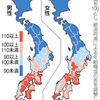 中高年の骨折は「西高東低」