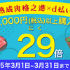 【3/1～3/31】（d払い）熟成肉格之進　dポイント29倍キャンペーン2025年3月