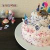 【3歳お誕生日】アナ雪お誕生日ケーキでお祝い♪〜スペルト小麦粉でふんわりスポンジ生地〜