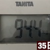 ケトジェニックダイエット35日目