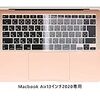 TOWOOZ【2020 発売】MacBook Air 13 インチ キーボードカバー 保護フィルム (2020年3月発売) 日本語キーボード用 極薄 TPU素材 洗浄可 超薄型 超耐磨 MacBook Air 13 A2179 専用 キーボードカバー (Macbook Air 13-A2179)