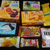 お菓子祭り！コンビニは店舗によって新商品の種類は違うんだな。