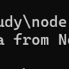pythonでNode.jsを使うシンプルなコードを書く