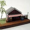  河合模型 1/60 風物詩シリーズ 駄菓子屋 製作 1