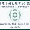 【知力戦略｜紙と思考10(完結編)】手書きは自分を磨く聖域：自律した知性の同期