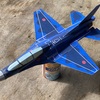 今日の工作　F-2戦闘機　ペーパークラフト