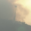 山形 南陽の山林火災 延焼続く ヘリコプター5機が上空から放水