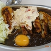 ゴーゴーカレーチキン南蛮風＋生卵